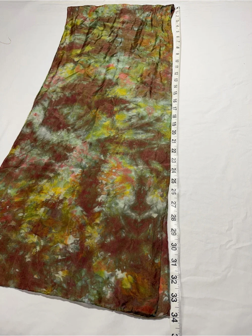 Watercolor Print Scarf - Multi-Color